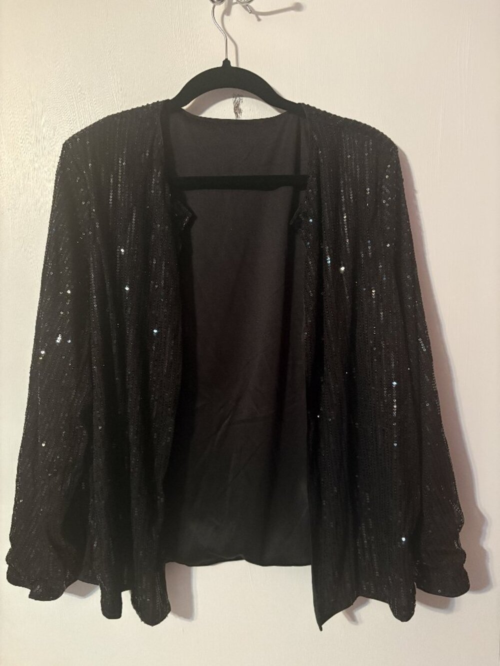 Black sequin jacket